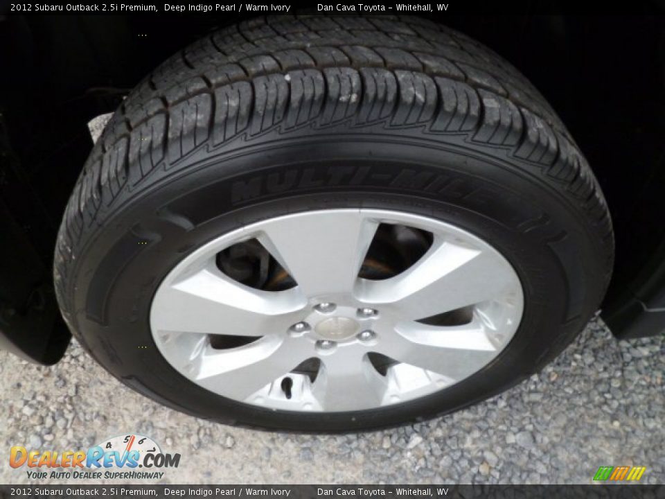 2012 Subaru Outback 2.5i Premium Deep Indigo Pearl / Warm Ivory Photo #5