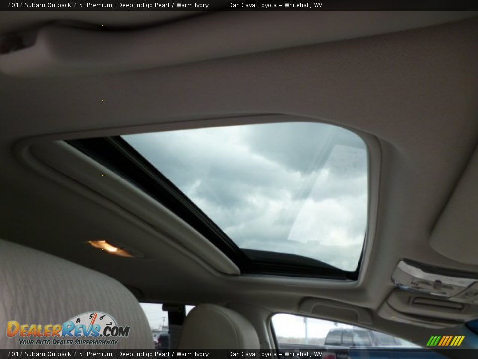2012 Subaru Outback 2.5i Premium Deep Indigo Pearl / Warm Ivory Photo #7