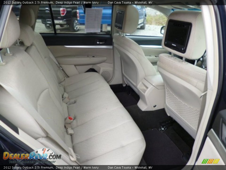 2012 Subaru Outback 2.5i Premium Deep Indigo Pearl / Warm Ivory Photo #8