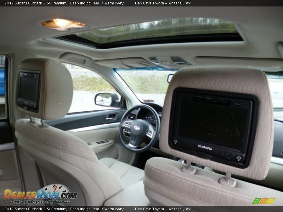 2012 Subaru Outback 2.5i Premium Deep Indigo Pearl / Warm Ivory Photo #9