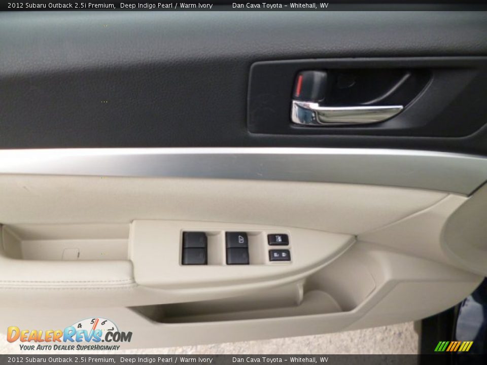 2012 Subaru Outback 2.5i Premium Deep Indigo Pearl / Warm Ivory Photo #12