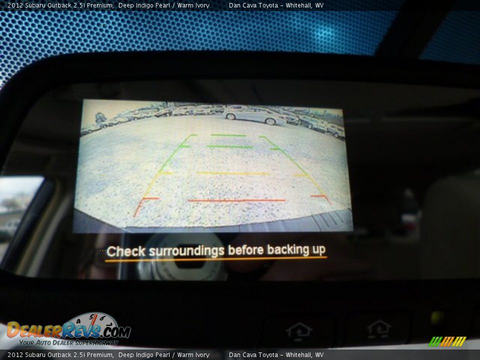 2012 Subaru Outback 2.5i Premium Deep Indigo Pearl / Warm Ivory Photo #13