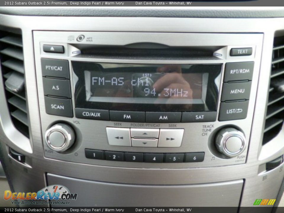 2012 Subaru Outback 2.5i Premium Deep Indigo Pearl / Warm Ivory Photo #14