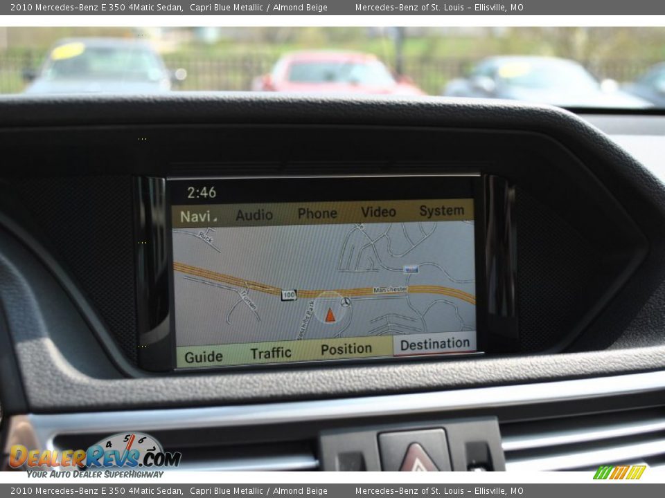 2010 Mercedes-Benz E 350 4Matic Sedan Capri Blue Metallic / Almond Beige Photo #6