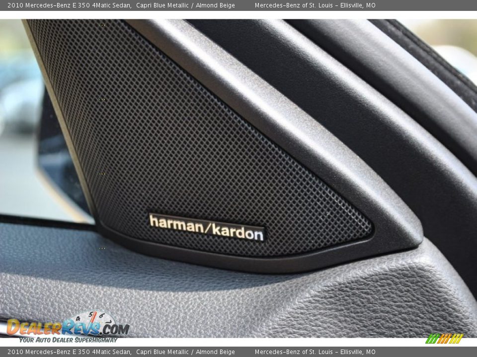 2010 Mercedes-Benz E 350 4Matic Sedan Capri Blue Metallic / Almond Beige Photo #7