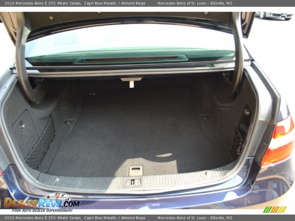 2010 Mercedes-Benz E 350 4Matic Sedan Capri Blue Metallic / Almond Beige Photo #12