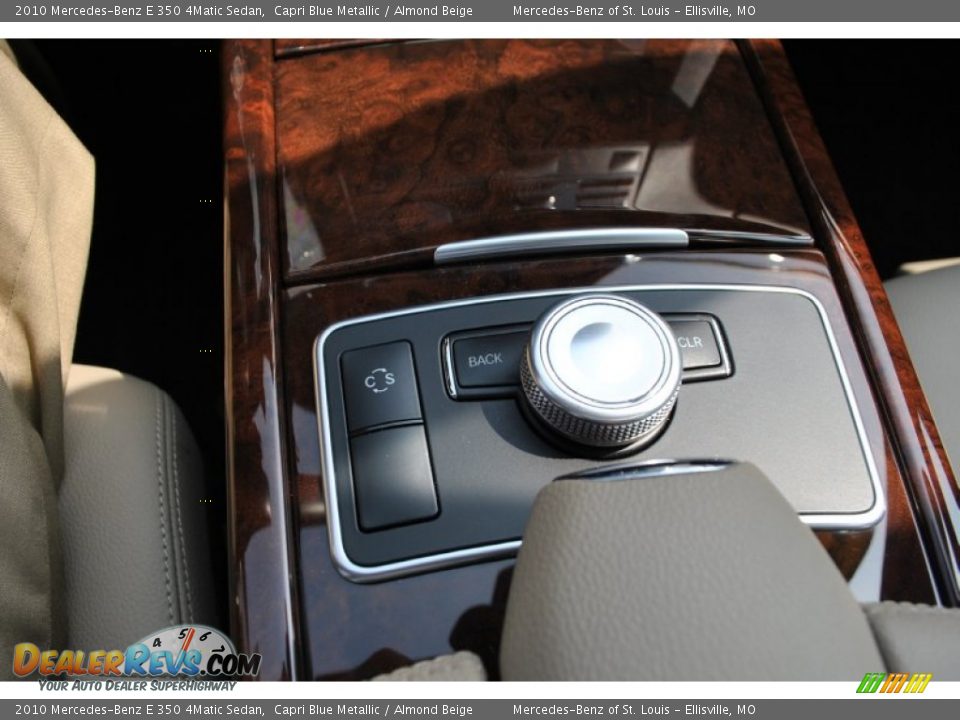 2010 Mercedes-Benz E 350 4Matic Sedan Capri Blue Metallic / Almond Beige Photo #22