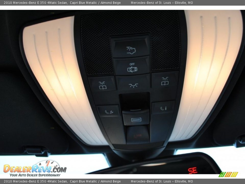 2010 Mercedes-Benz E 350 4Matic Sedan Capri Blue Metallic / Almond Beige Photo #24