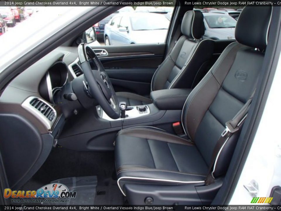 Overland Vesuvio Indigo Blue/Jeep Brown Interior 2014 Jeep Grand
