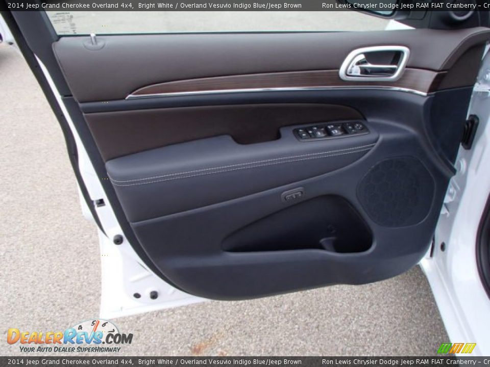 Door Panel of 2014 Jeep Grand Cherokee Overland 4x4 Photo #12