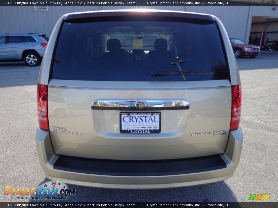 2010 Chrysler Town & Country LX White Gold / Medium Pebble Beige/Cream Photo #9