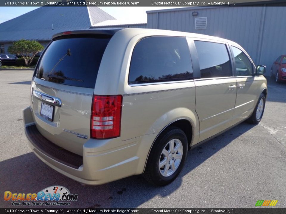 2010 Chrysler Town & Country LX White Gold / Medium Pebble Beige/Cream Photo #10