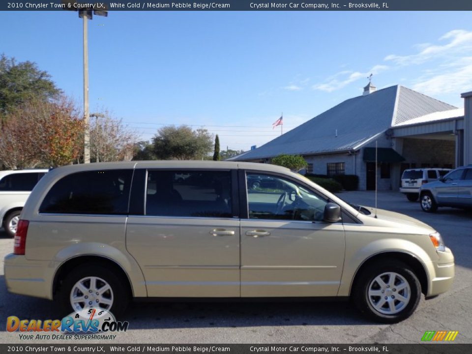 2010 Chrysler Town & Country LX White Gold / Medium Pebble Beige/Cream Photo #11