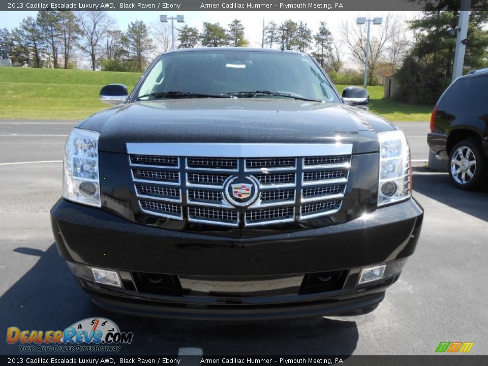 2013 Cadillac Escalade Luxury AWD Black Raven / Ebony Photo #2
