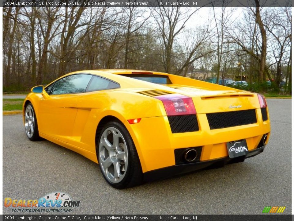 2004 Lamborghini Gallardo Coupe E-Gear Giallo Midas (Yellow) / Nero Perseus Photo #5