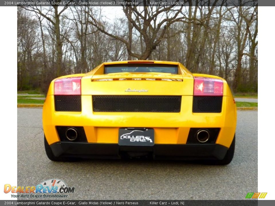 2004 Lamborghini Gallardo Coupe E-Gear Giallo Midas (Yellow) / Nero Perseus Photo #6