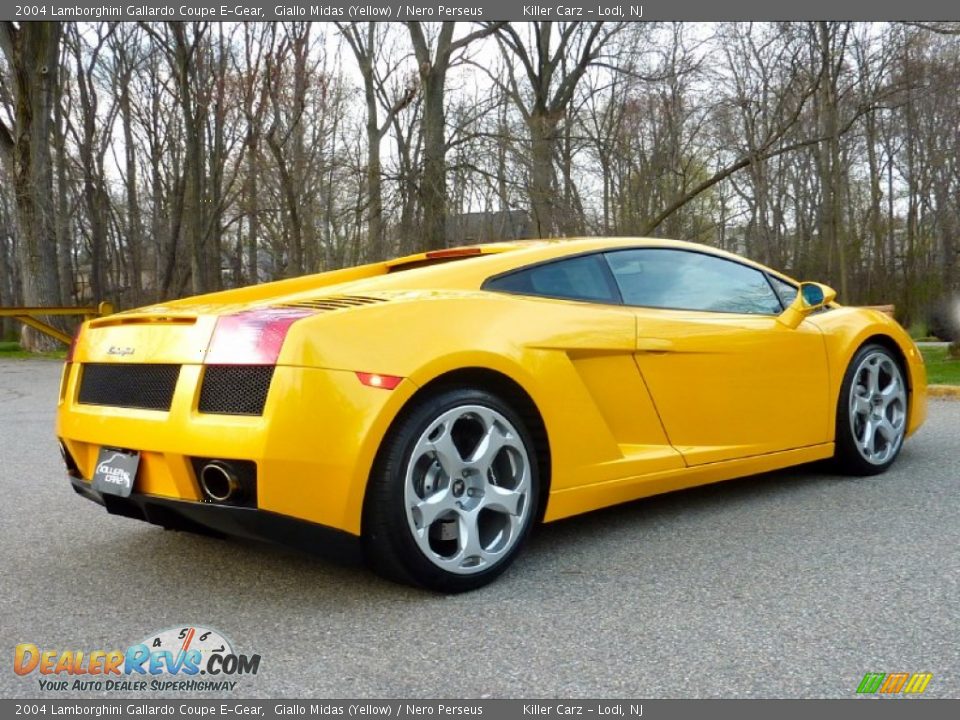 2004 Lamborghini Gallardo Coupe E-Gear Giallo Midas (Yellow) / Nero Perseus Photo #7