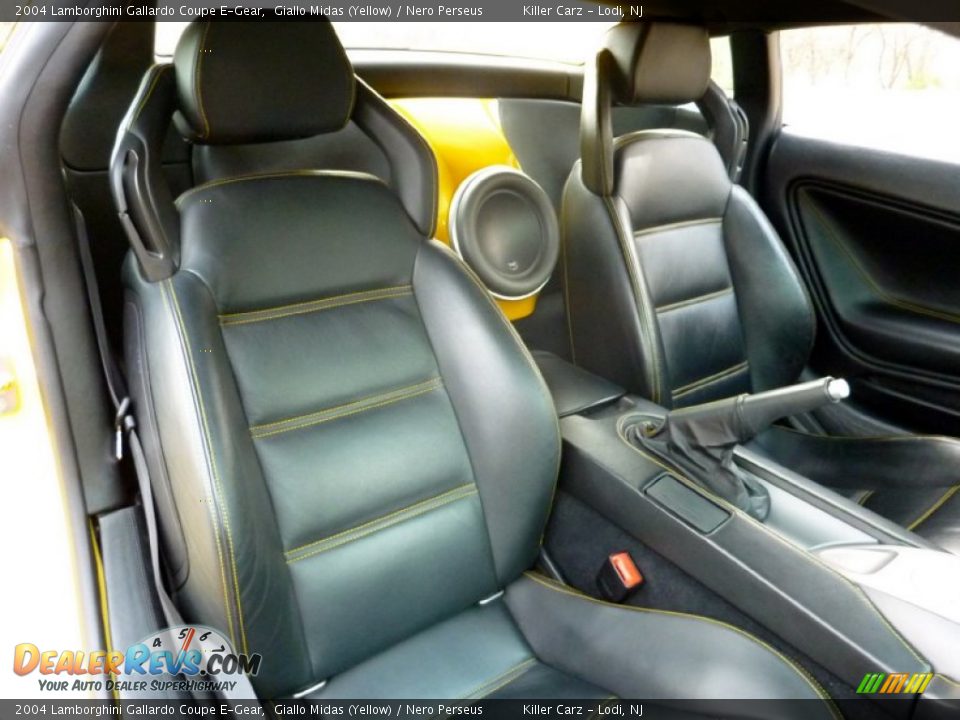 Nero Perseus Interior - 2004 Lamborghini Gallardo Coupe E-Gear Photo #9
