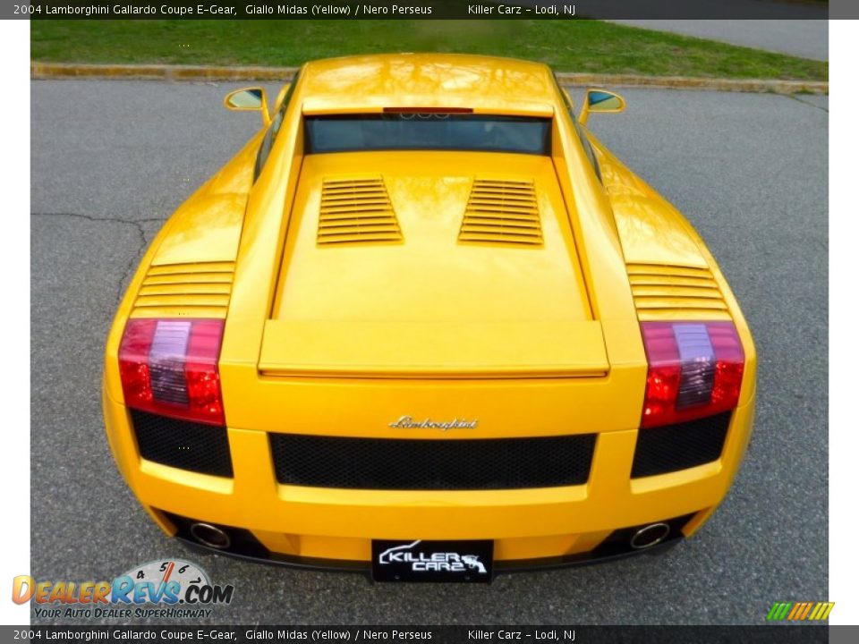 2004 Lamborghini Gallardo Coupe E-Gear Giallo Midas (Yellow) / Nero Perseus Photo #11