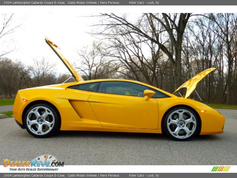 2004 Lamborghini Gallardo Coupe E-Gear Giallo Midas (Yellow) / Nero Perseus Photo #14