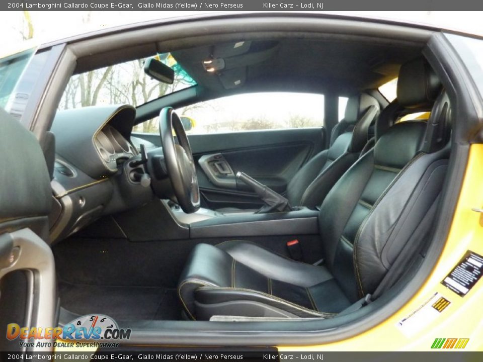 Nero Perseus Interior - 2004 Lamborghini Gallardo Coupe E-Gear Photo #18