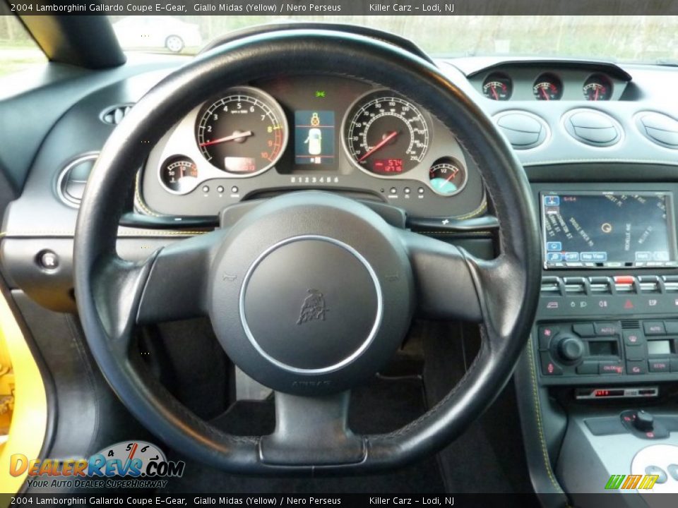 2004 Lamborghini Gallardo Coupe E-Gear Steering Wheel Photo #21