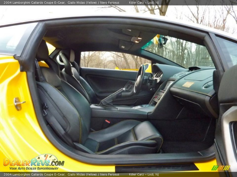 Nero Perseus Interior - 2004 Lamborghini Gallardo Coupe E-Gear Photo #28