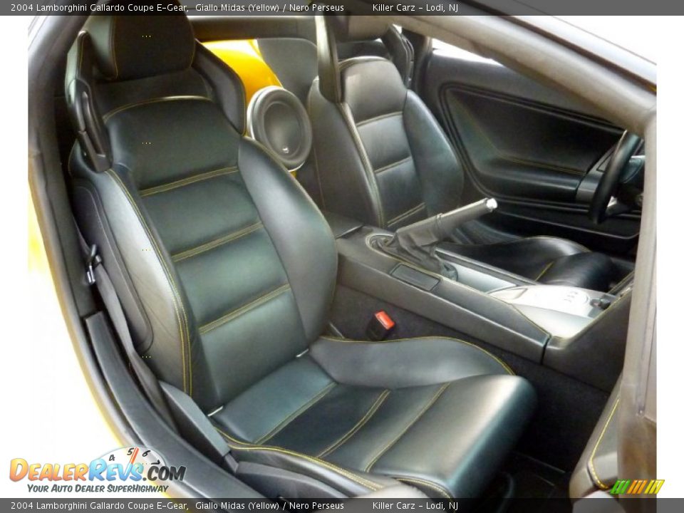 Nero Perseus Interior - 2004 Lamborghini Gallardo Coupe E-Gear Photo #29