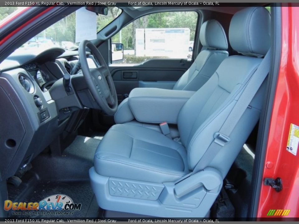 Front Seat of 2013 Ford F150 XL Regular Cab Photo #6
