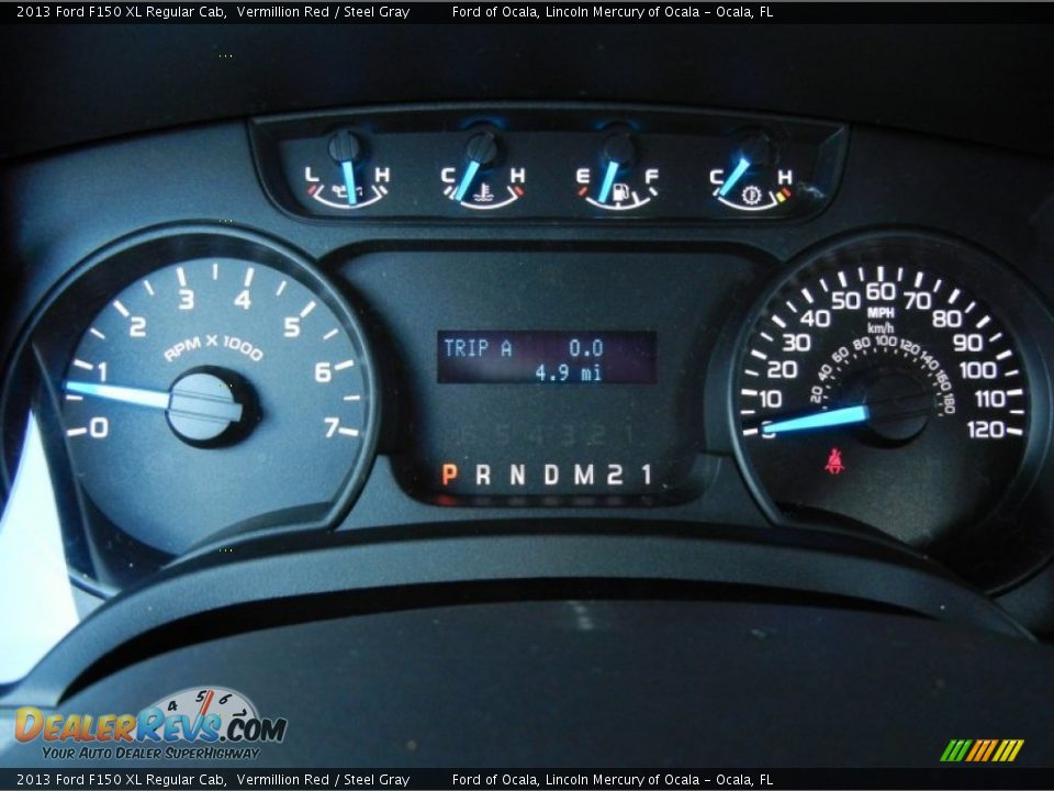 2013 Ford F150 XL Regular Cab Gauges Photo #8