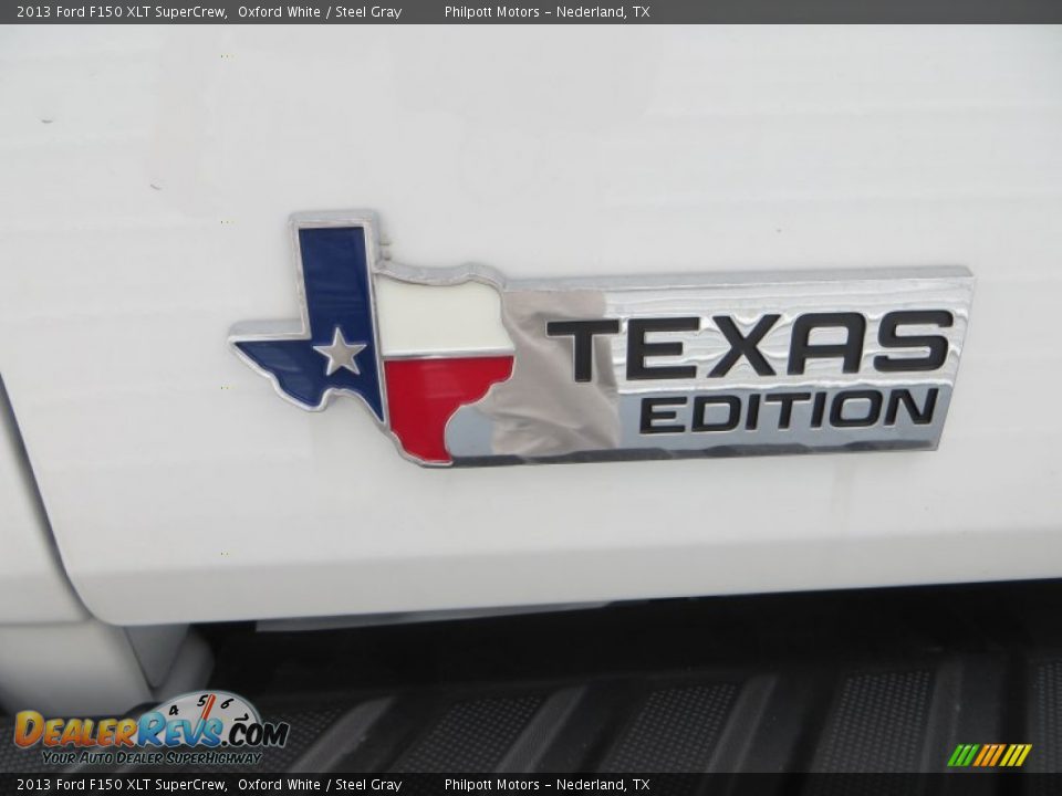 2013 Ford F150 XLT SuperCrew Oxford White / Steel Gray Photo #15