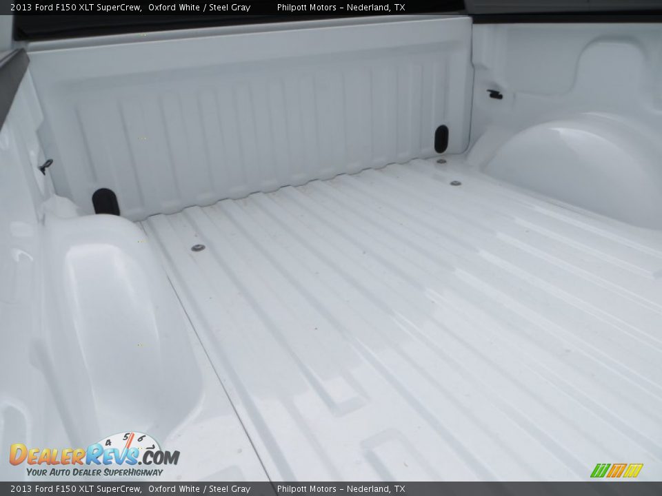 2013 Ford F150 XLT SuperCrew Oxford White / Steel Gray Photo #16