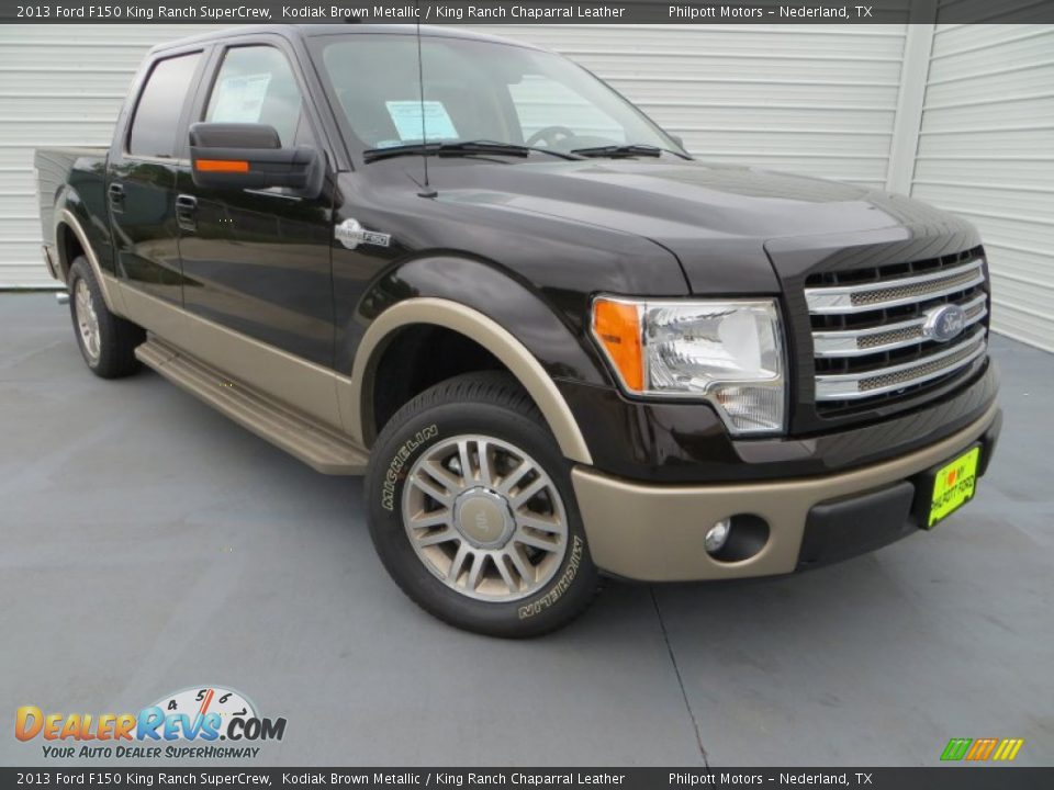 2013 Ford F150 King Ranch SuperCrew Kodiak Brown Metallic / King Ranch Chaparral Leather Photo #1