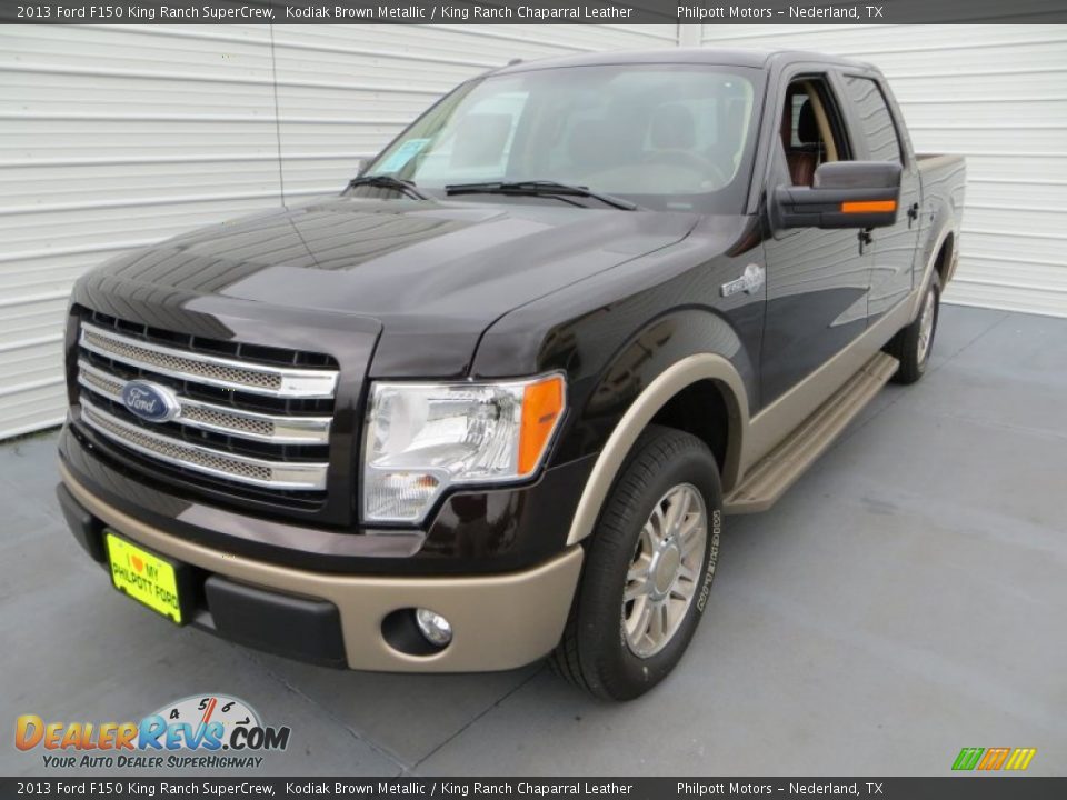 2013 Ford F150 King Ranch SuperCrew Kodiak Brown Metallic / King Ranch Chaparral Leather Photo #7