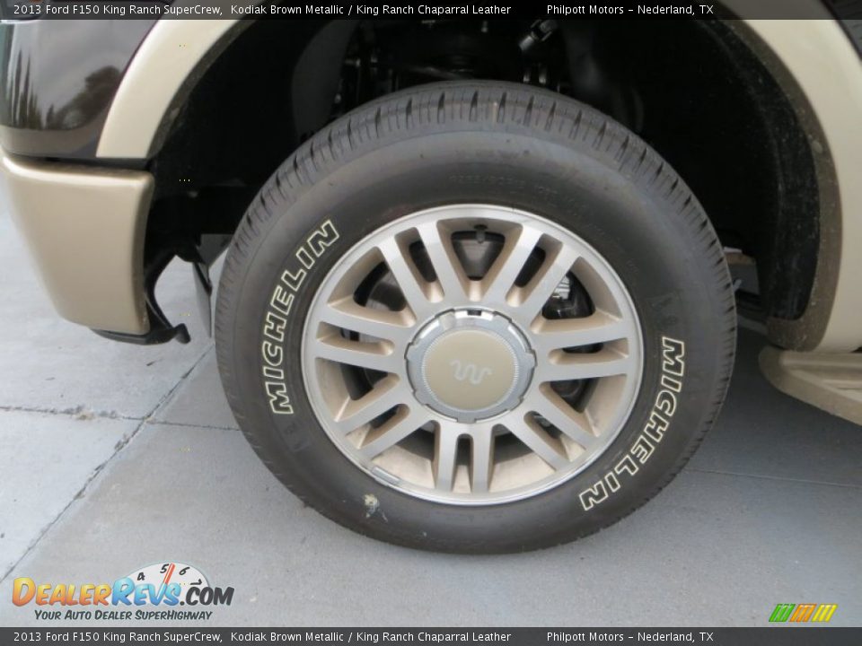 2013 Ford F150 King Ranch SuperCrew Kodiak Brown Metallic / King Ranch Chaparral Leather Photo #11