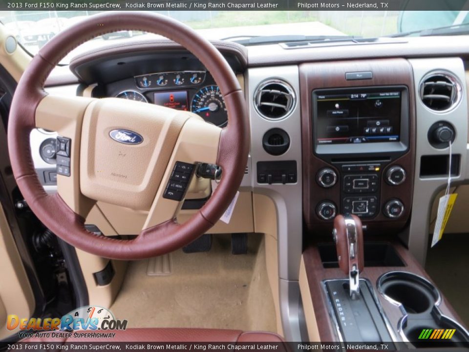 2013 Ford F150 King Ranch SuperCrew Kodiak Brown Metallic / King Ranch Chaparral Leather Photo #26