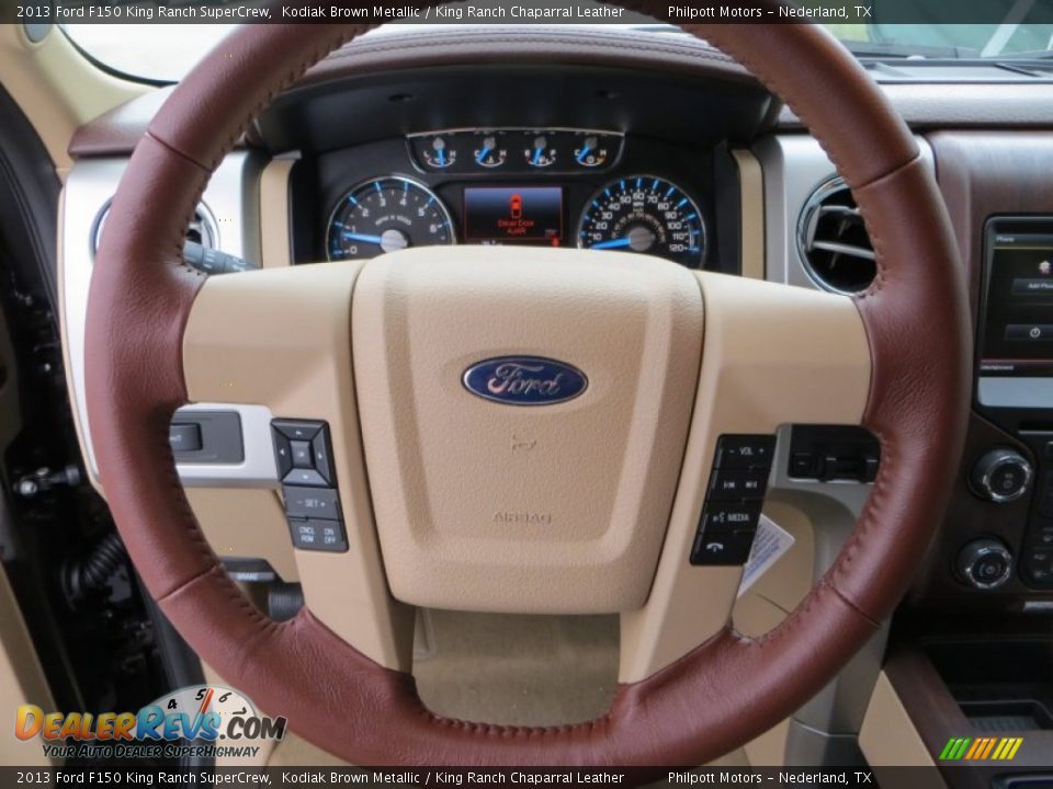 2013 Ford F150 King Ranch SuperCrew Kodiak Brown Metallic / King Ranch Chaparral Leather Photo #31