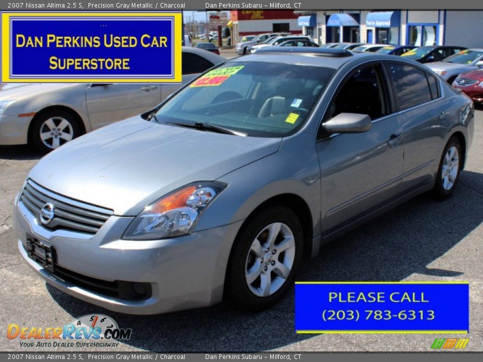 2007 Nissan Altima 2.5 S Precision Gray Metallic / Charcoal Photo #1