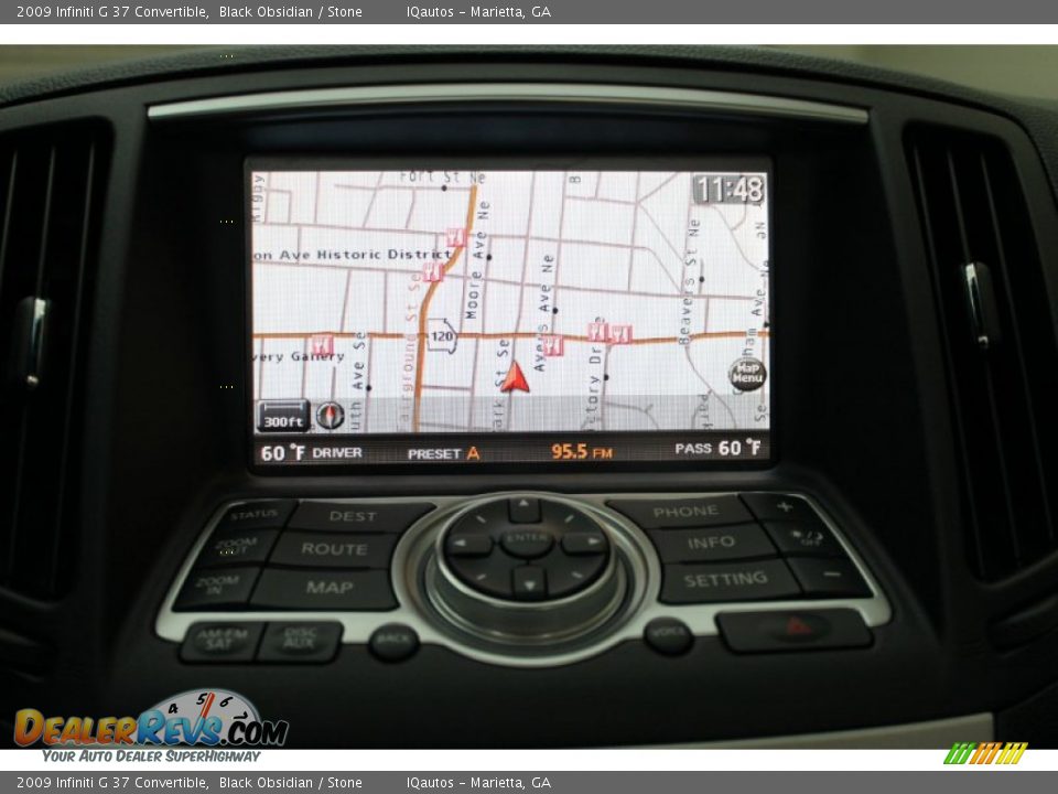 2009 Infiniti G 37 Convertible Black Obsidian / Stone Photo #21