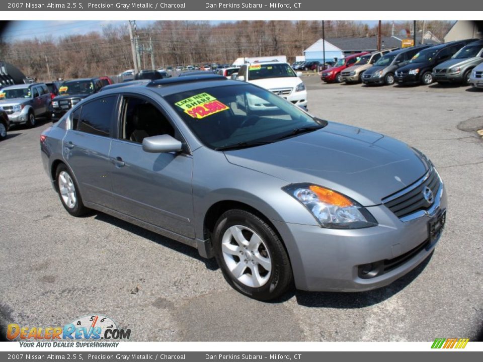 2007 Nissan Altima 2.5 S Precision Gray Metallic / Charcoal Photo #3