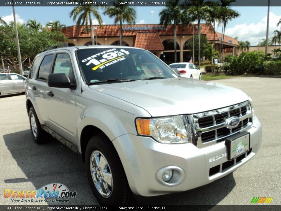 2012 Ford Escape XLT Ingot Silver Metallic / Charcoal Black Photo #1