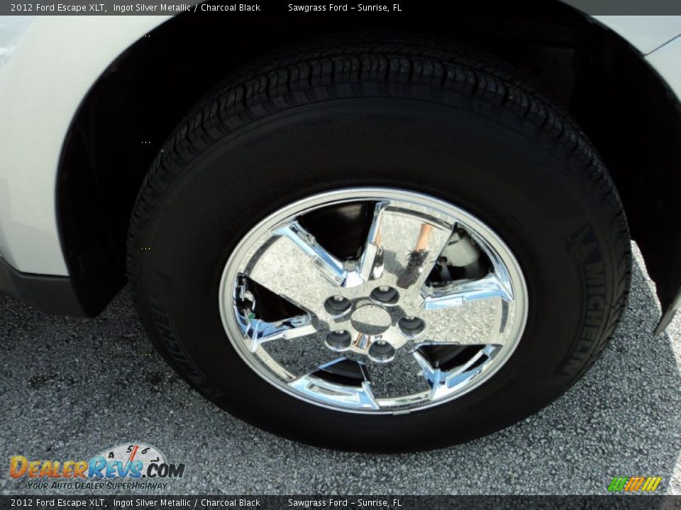 2012 Ford Escape XLT Ingot Silver Metallic / Charcoal Black Photo #3