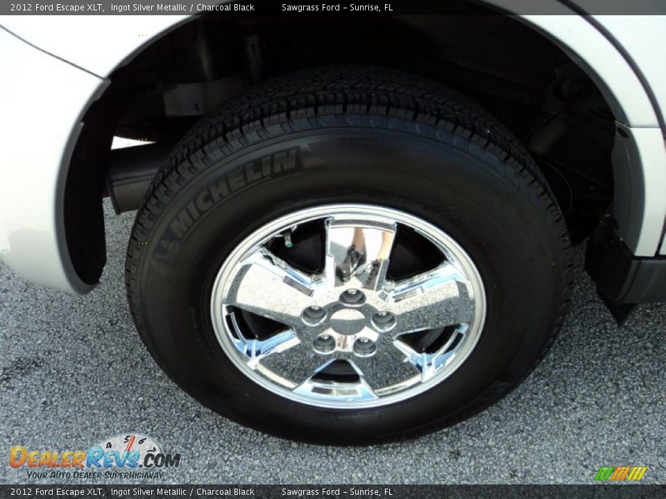 2012 Ford Escape XLT Ingot Silver Metallic / Charcoal Black Photo #4