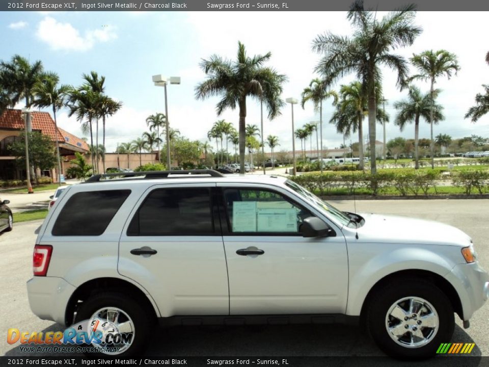 2012 Ford Escape XLT Ingot Silver Metallic / Charcoal Black Photo #5