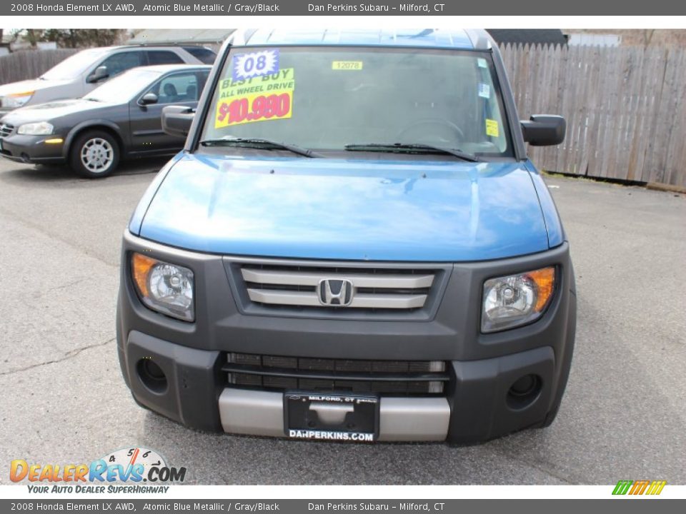 2008 Honda Element LX AWD Atomic Blue Metallic / Gray/Black Photo #2