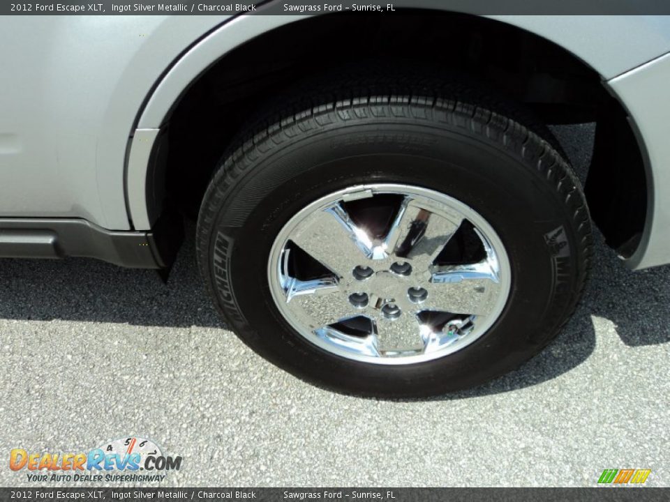 2012 Ford Escape XLT Ingot Silver Metallic / Charcoal Black Photo #10