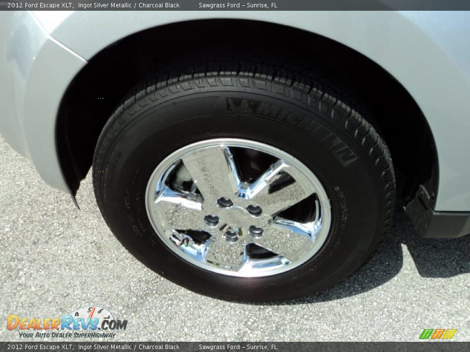 2012 Ford Escape XLT Ingot Silver Metallic / Charcoal Black Photo #11