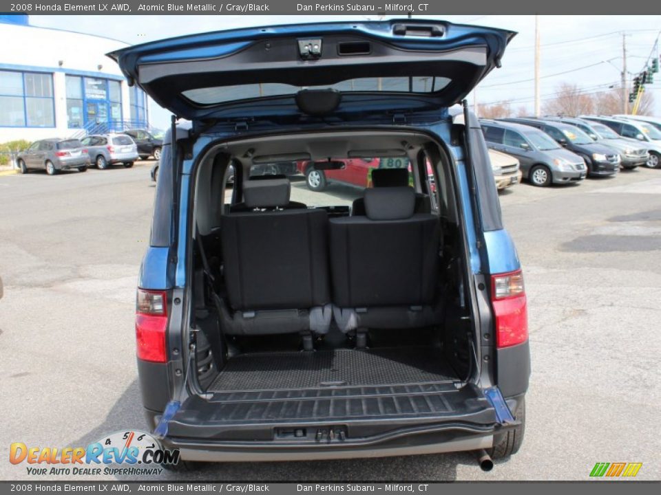 2008 Honda Element LX AWD Atomic Blue Metallic / Gray/Black Photo #8