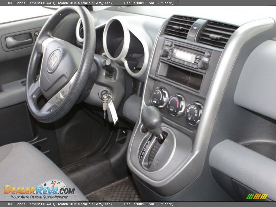 2008 Honda Element LX AWD Atomic Blue Metallic / Gray/Black Photo #9