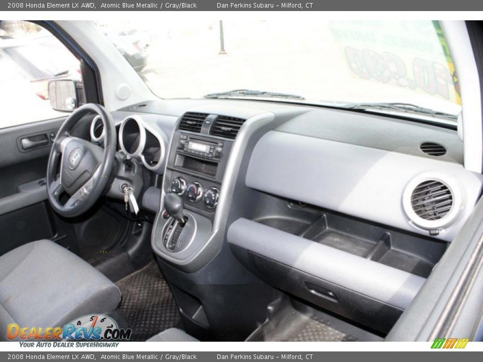 2008 Honda Element LX AWD Atomic Blue Metallic / Gray/Black Photo #12